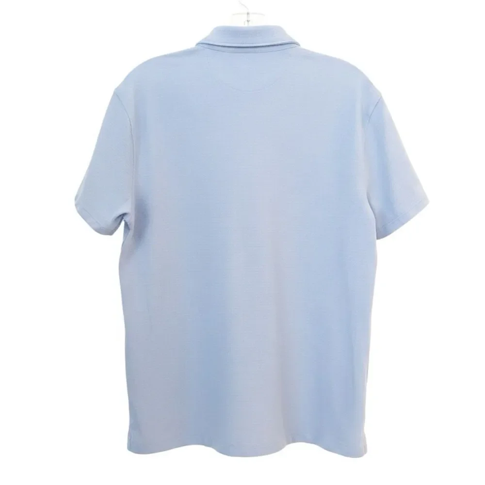 Banana Republic Men's Blue Short Sleeve Polo Shirt